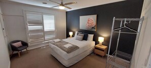 4 bedrooms, iron/ironing board, travel crib, WiFi