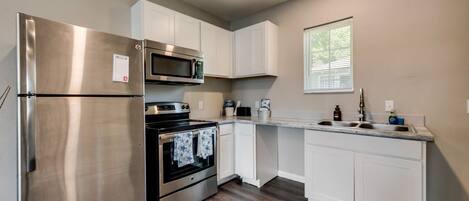 Microwave, oven, stovetop