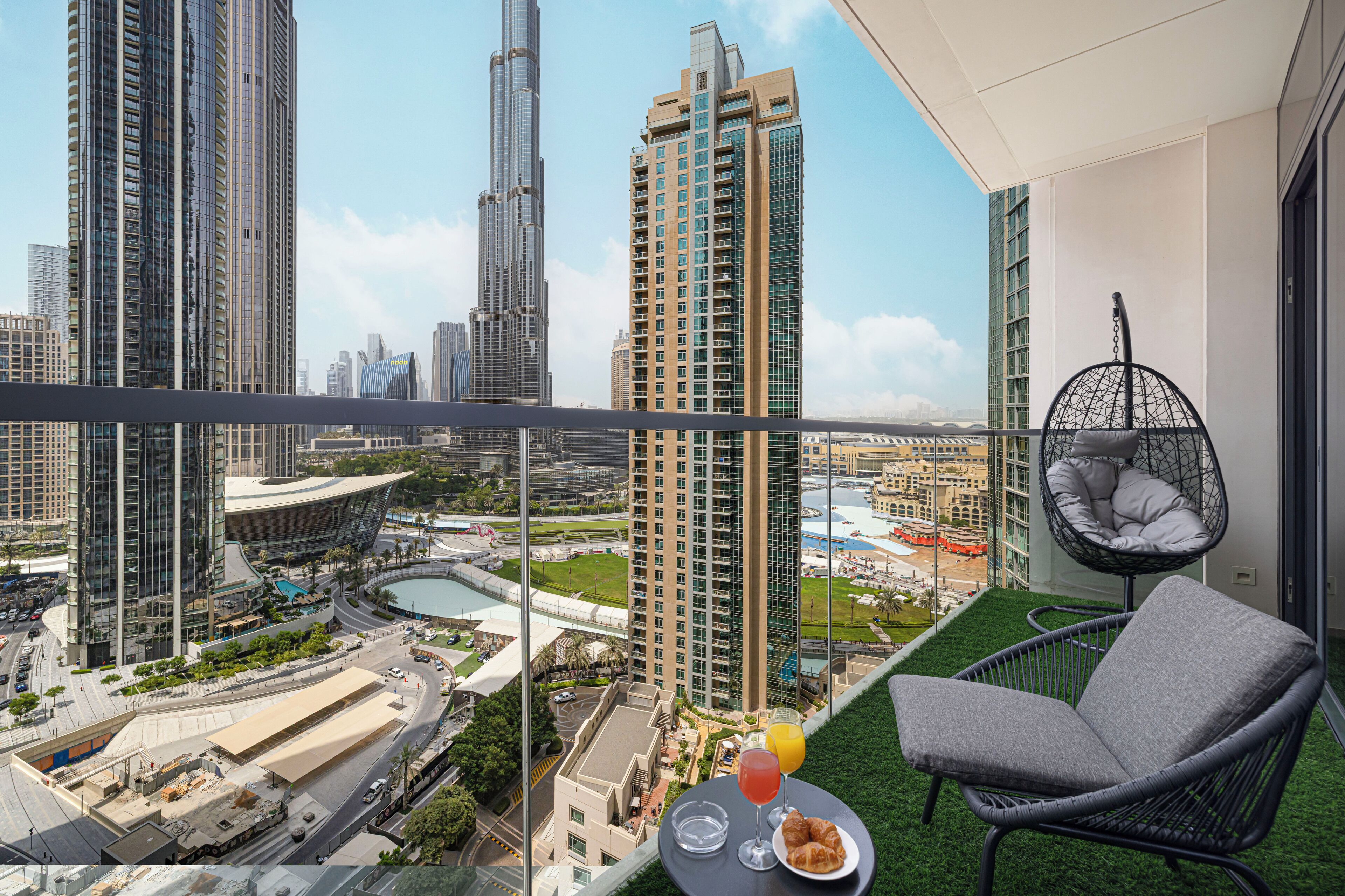 Luxury Apartment, Balcony, City View | Balcony view
