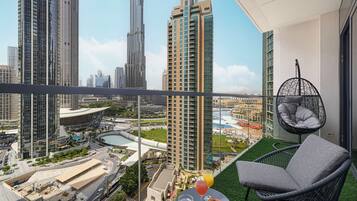 Luxury Apartment, Balcony, City View | Balcony view