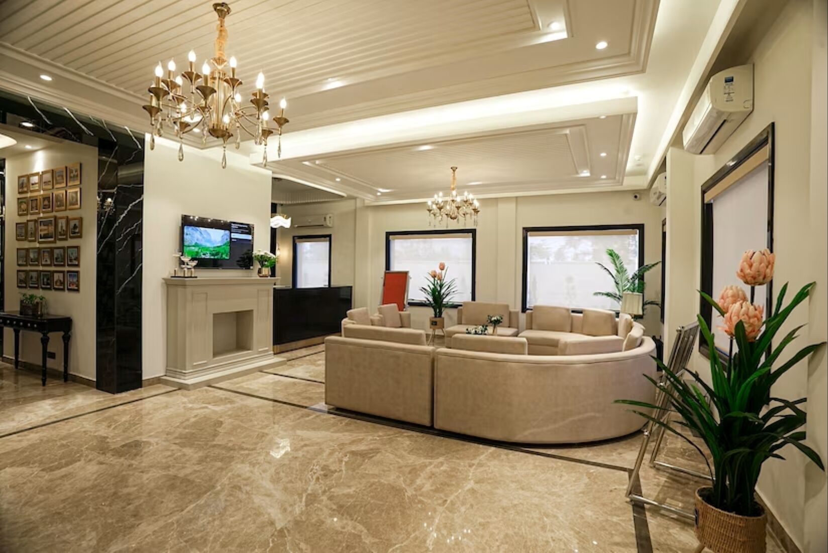 Sitzecke in der Lobby