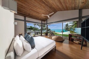 Premium bedding, free cots/infant beds, free WiFi, bed sheets - Villa Amarelo (Takua Thung)