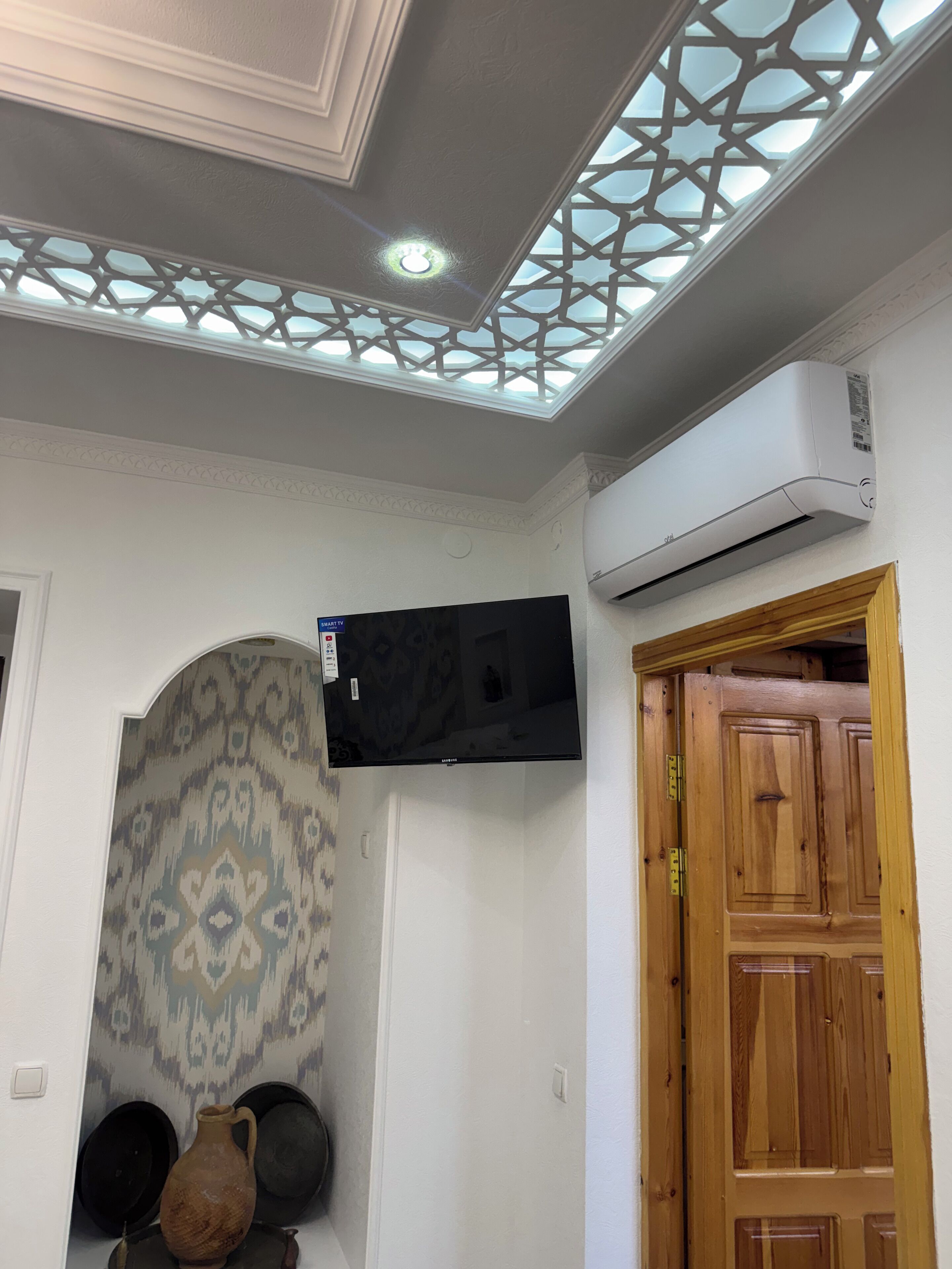 Doppel- oder Zweibettzimmer, Blick auf den Innenhof | Kostenloses WLAN