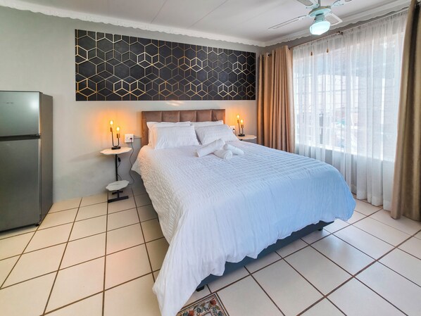 Ducha, toallas, papel higiénico