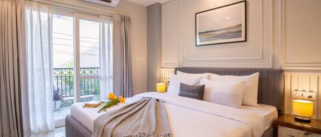 Superior-Studio, Balkon, Stadtblick | Blick vom Balkon