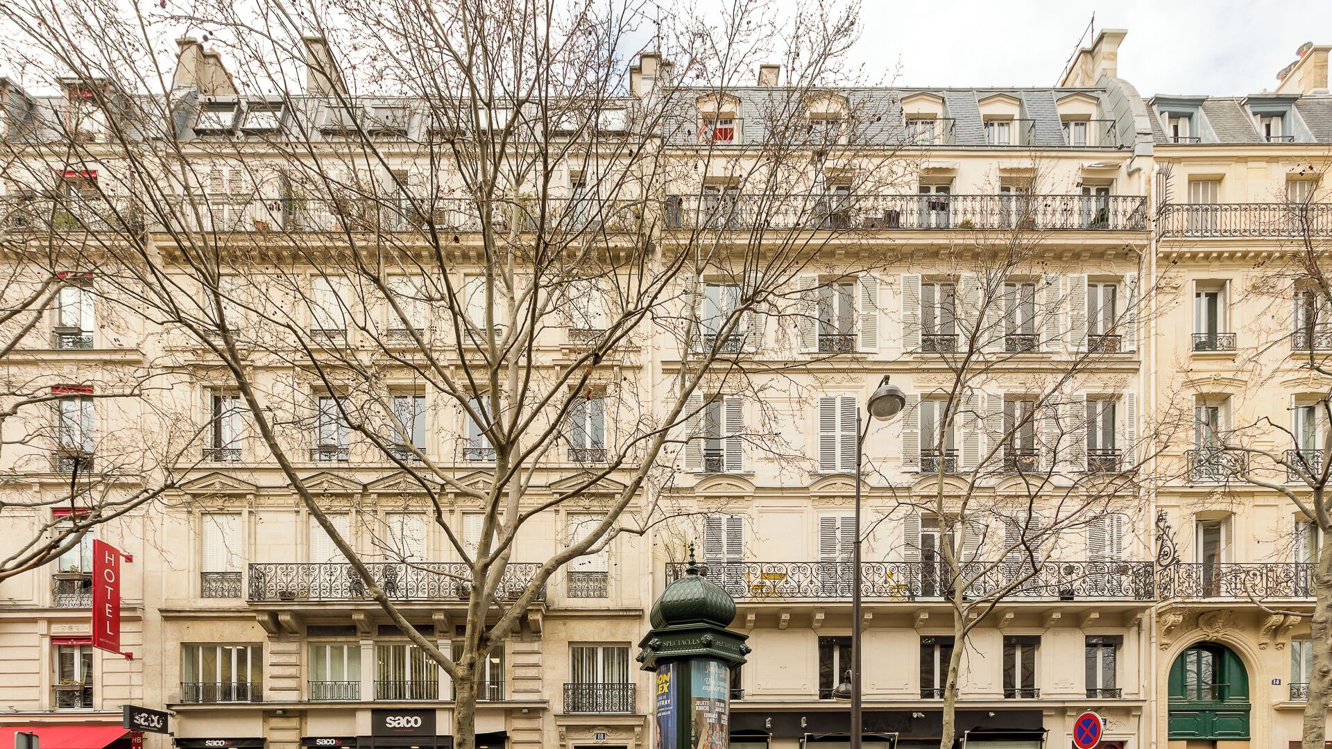 Voorkant van accommodatie