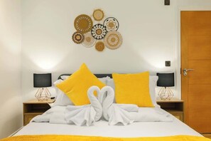 2 bedrooms, iron/ironing board, travel crib, free WiFi