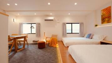 In-room safe, laptop workspace, blackout drapes, soundproofing