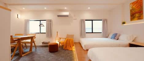 In-room safe, laptop workspace, blackout curtains, soundproofing