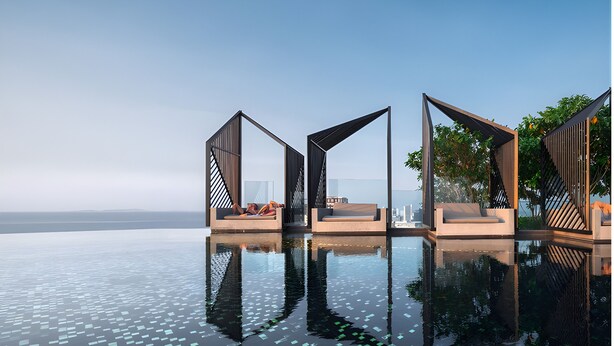 Unclassified image, 1 of 68, button - Luxury 2 Bed Room Sea View With Large Bath Tub In Balcony (Pattaya City)