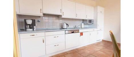 冷蔵庫、電子レンジ、コンロ、食器洗い機