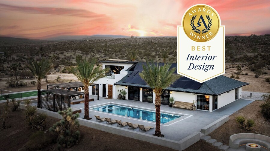 Iconic 6BR Desert Retreat w/ Pool, Pickleball & Fire Pit Joshua Tree Mansion by Avantstay
