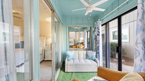 Steps From the Sand Bright Coastal Stay w/ Pool Access Coastal Hideaway by Avantstay