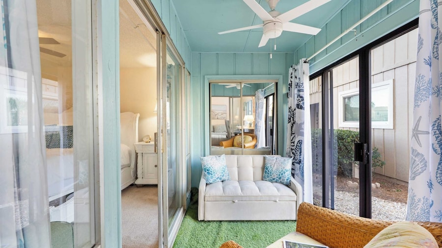 Steps From the Sand Bright Coastal Stay w/ Pool Access Coastal Hideaway by Avantstay