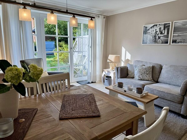 TV, DVD player, stereo