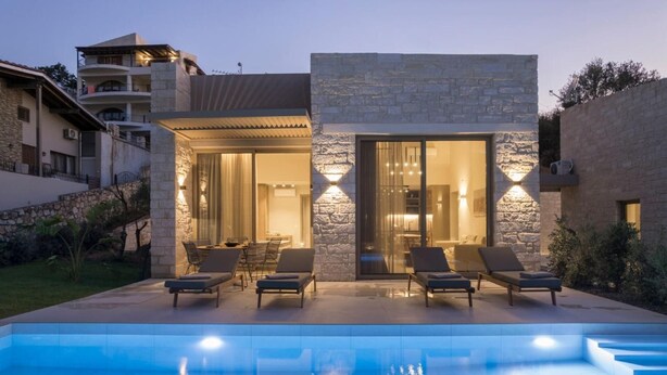 Pool - La Divina Villa (Zoe) (Chania)