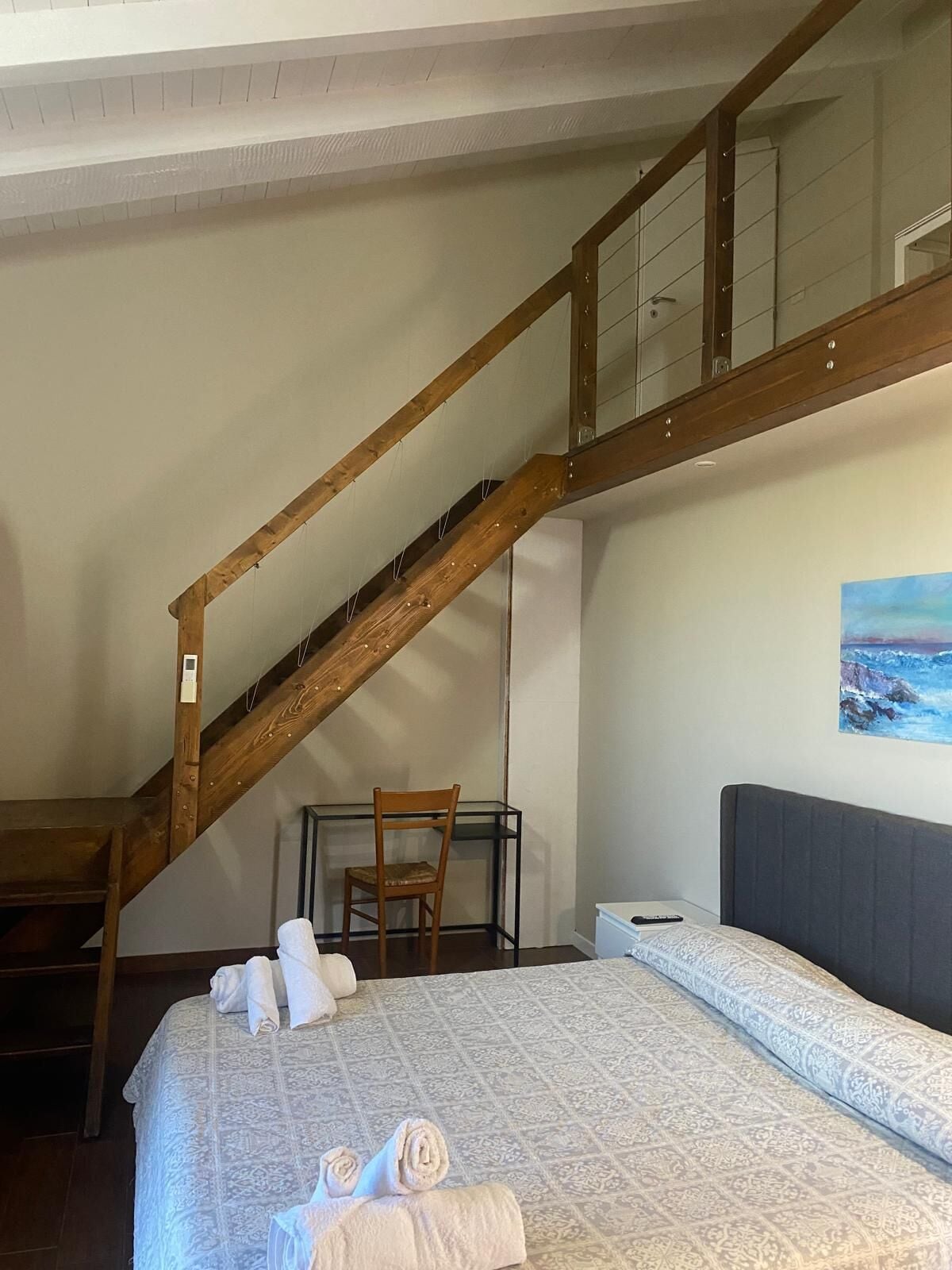 Studio Comfort, pemandangan kebun | Setrika/meja setrika