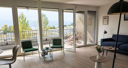 Beautiful apartment for 2 guests with WIFI, balcony and panoramic view