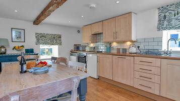 Microwave, oven, dishwasher, toaster