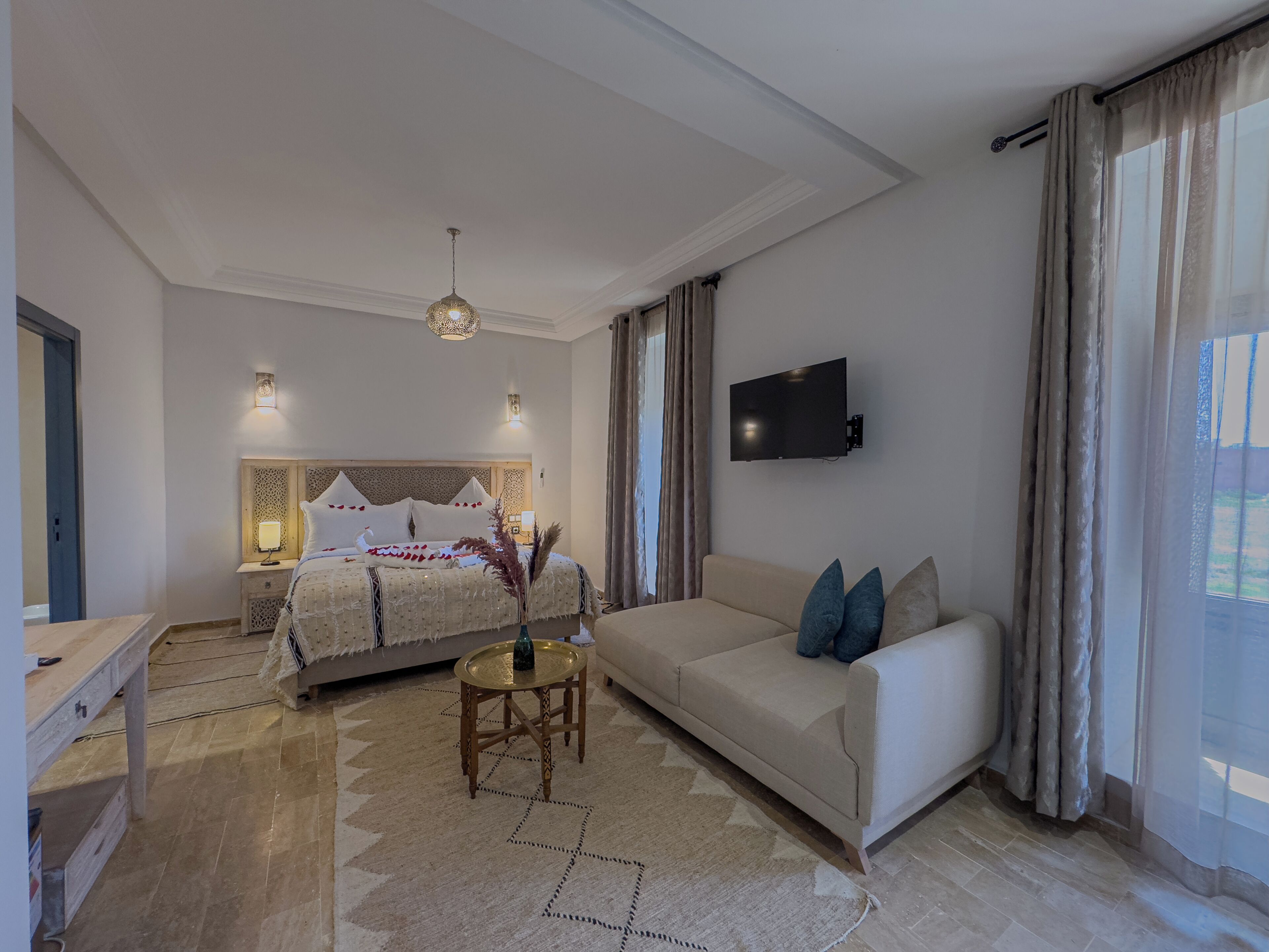 Habitación doble superior, vista al jardín | Wifi gratis 