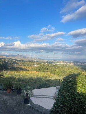 Blick von der Unterkunft