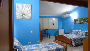 Family Twin Room, City View | Free WiFi, bed sheets