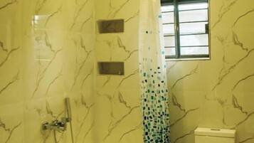 Towels, soap, toilet paper