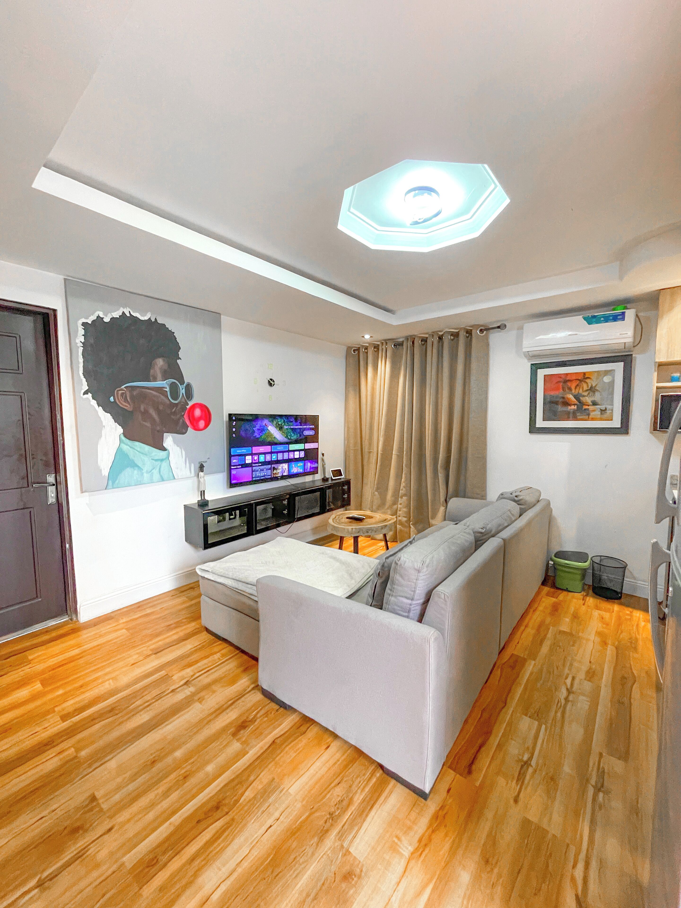 Apartment, 1 Schlafzimmer, Raucher, Balkon | Wohnzimmer