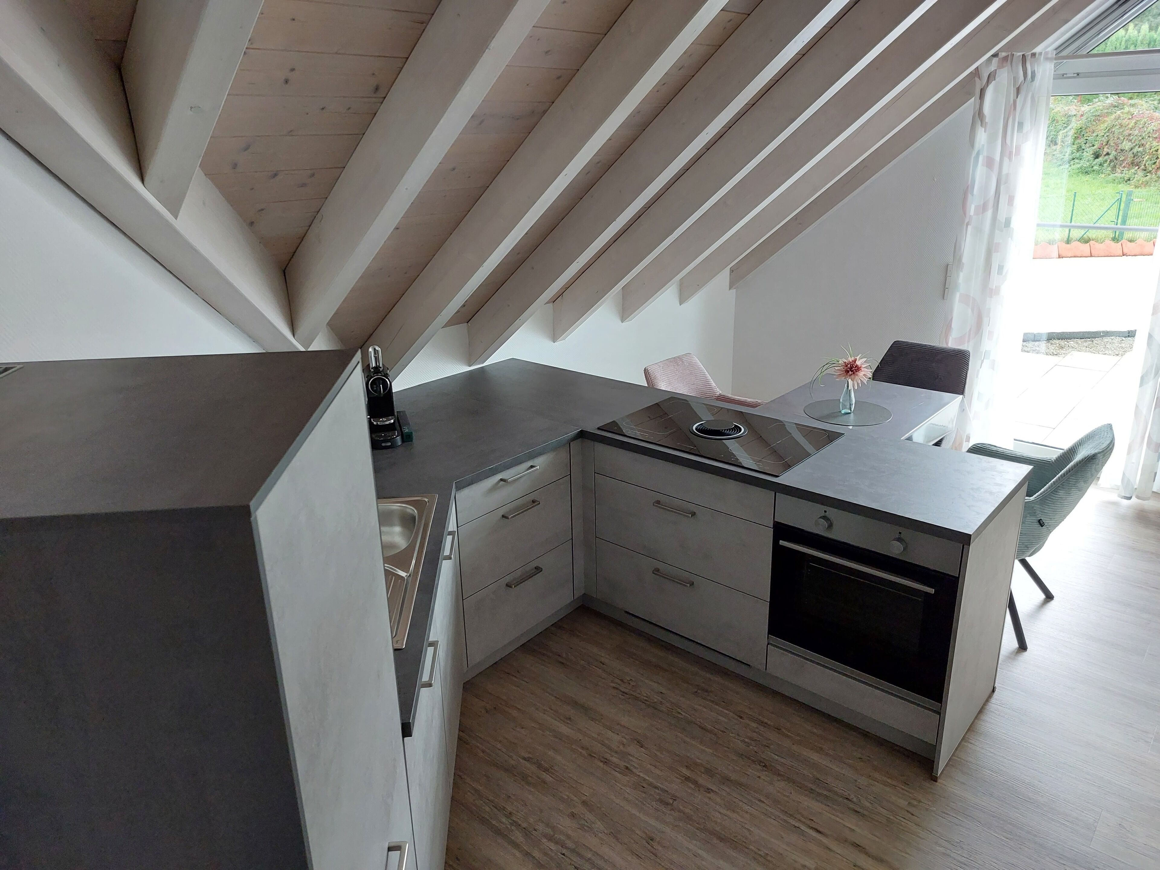 Frigorífic, forn, placa de cuina i rentaplats 