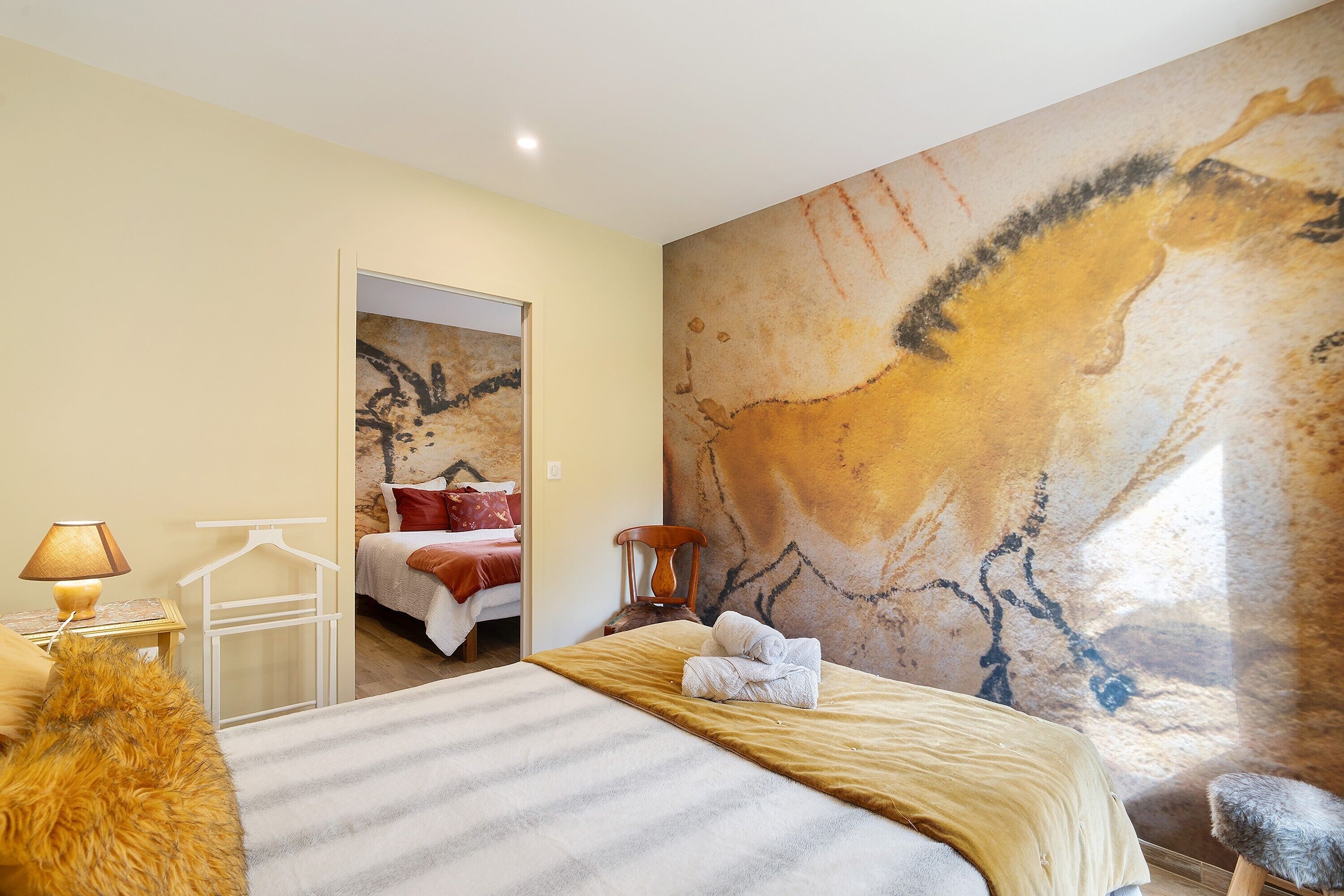 1 habitación, tabla de planchar con plancha, wifi y ropa de cama 