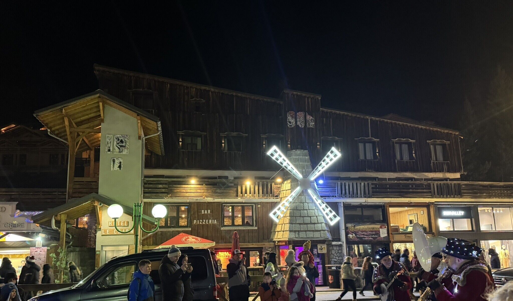 Facciata della struttura