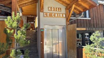 Entrada de la propiedad