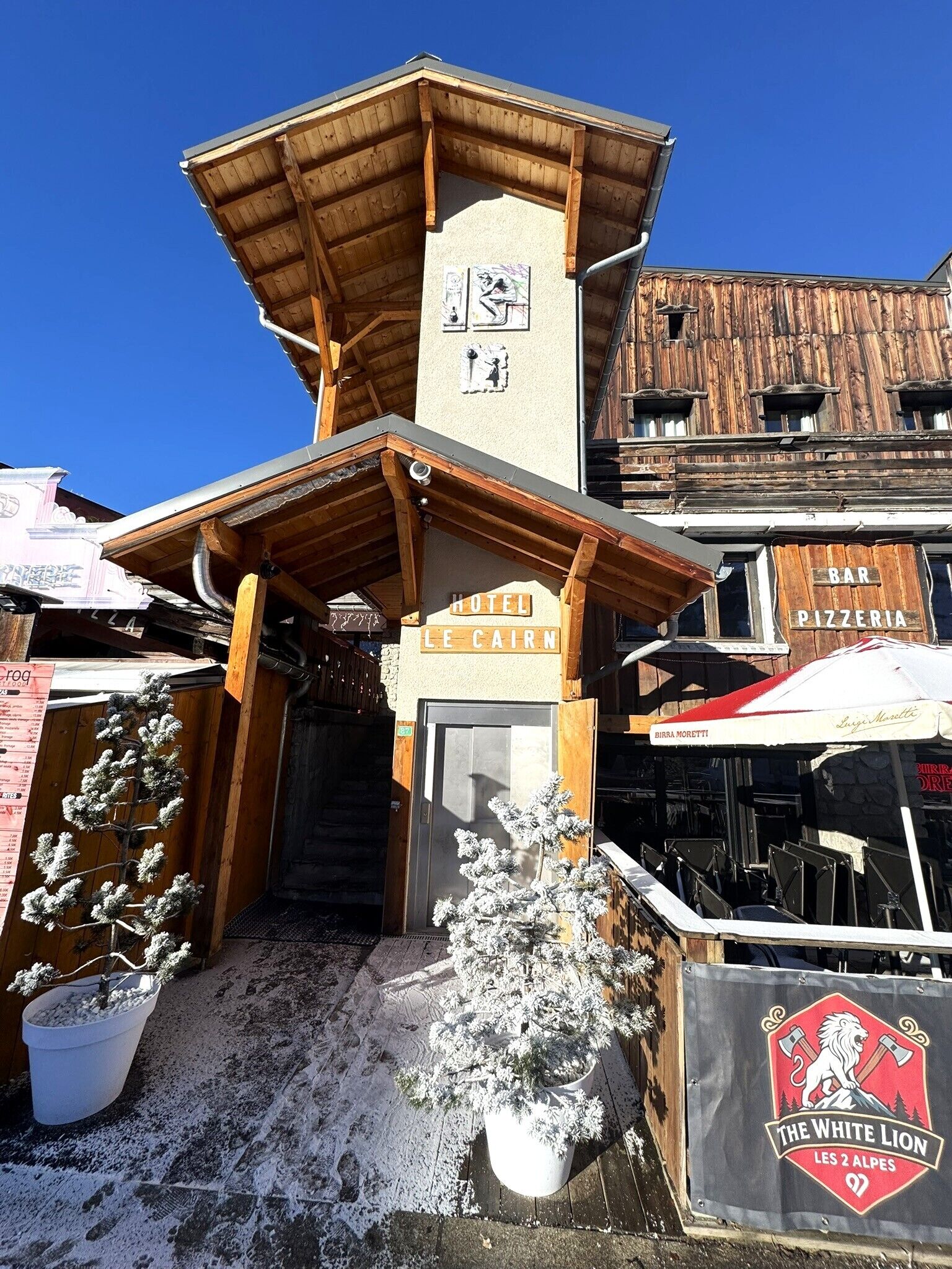 Entrée de l’hébergement