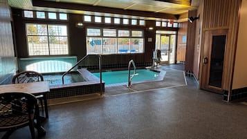 Indoor pool, outdoor pool