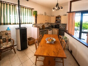 Dining - Cascina Bruna  •  Spacious villa with panoramic view and garden in Val Trebbia (Bobbio)