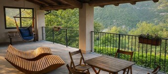 Cascina Bruna  •  Spacious villa with panoramic view and garden in Val Trebbia