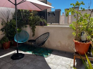 Terrace/patio - Cozy Apartment, city center. Garage (Málaga)
