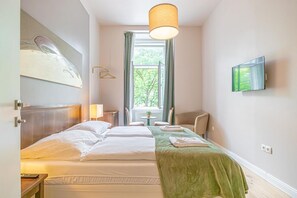 1 室のベッドルーム、WiFi、ベッドシーツ