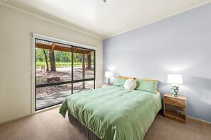 Blackout curtains, iron/ironing board, free WiFi