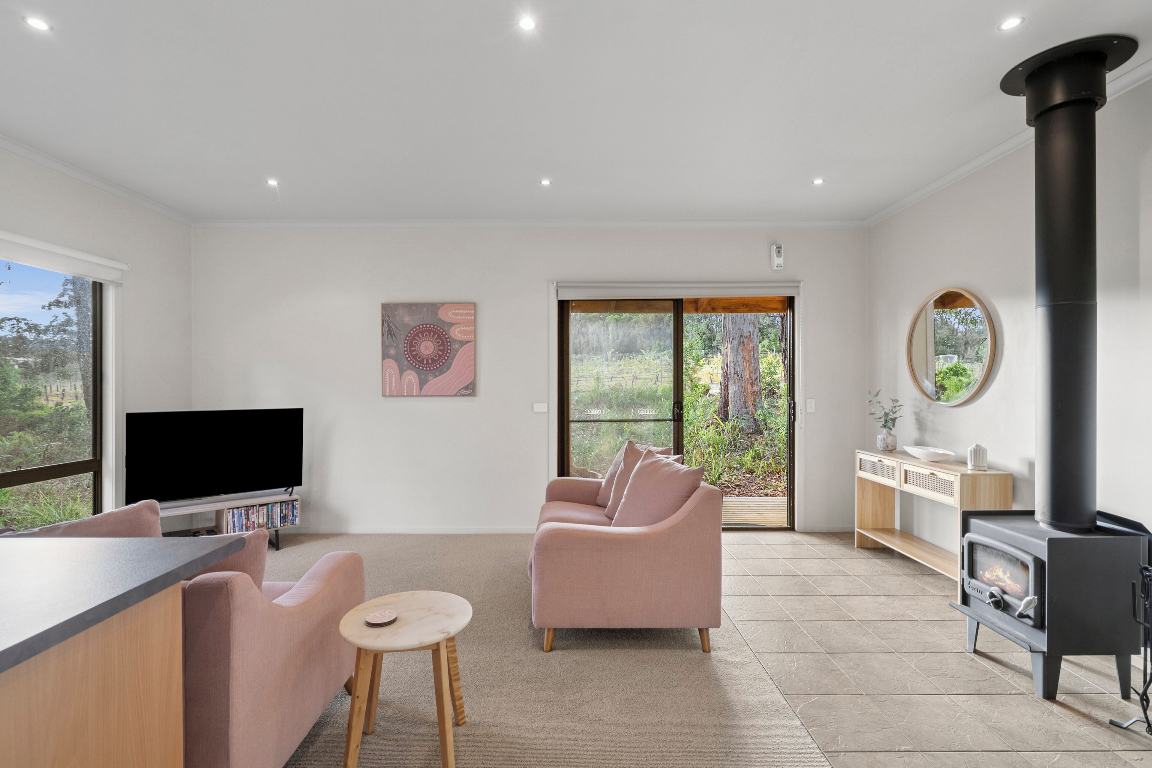 小屋, 2 间卧室, 花园景观 | 起居区