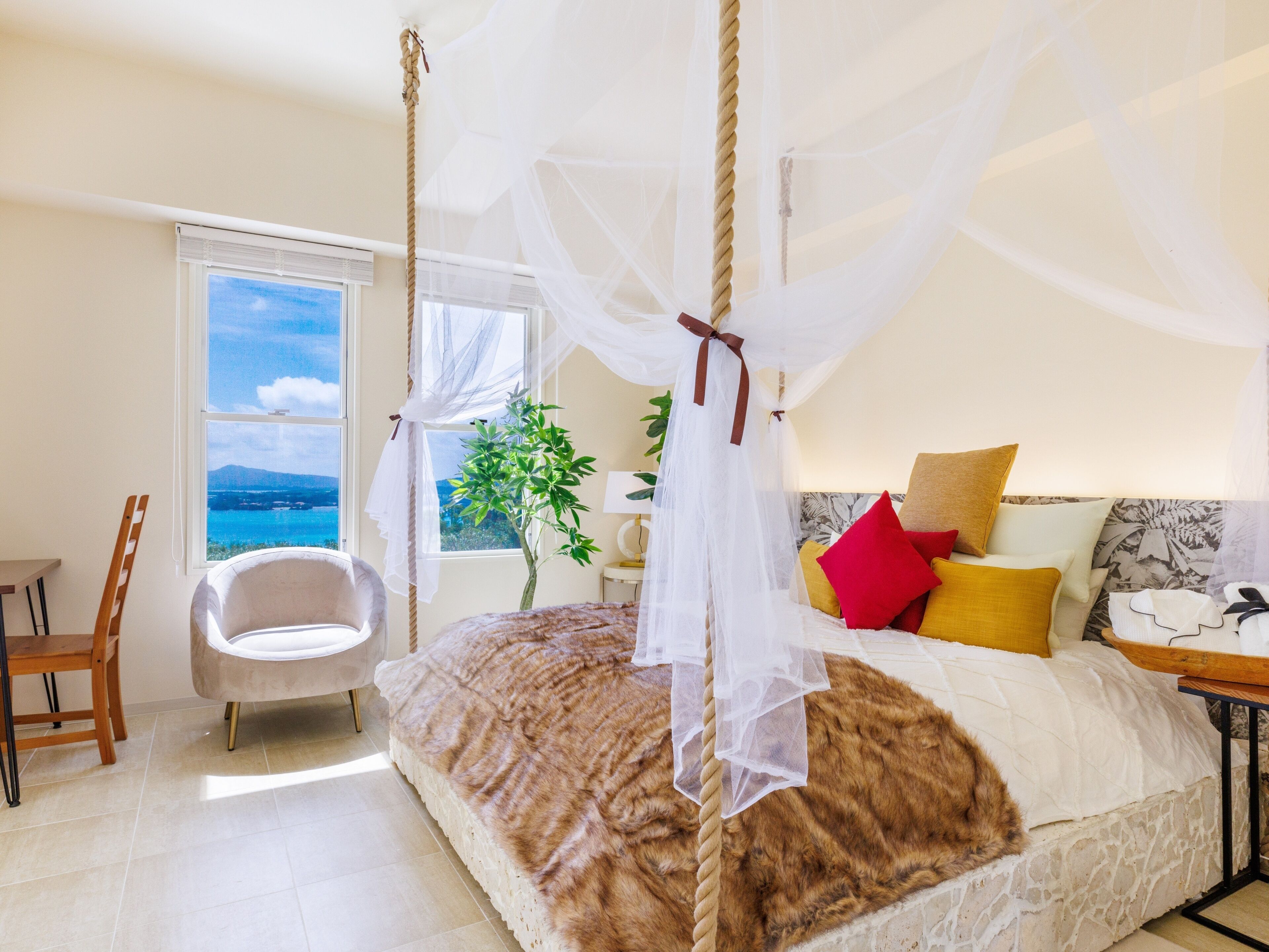 Luxury-Villa, Balkon, Meerblick