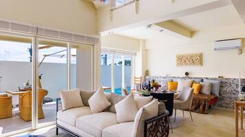 Luxury Villa, 1 King Bed, Balcony, Ocean View | Free minibar, desk, laptop workspace, soundproofing