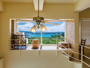 Luxury-Villa, Balkon, Meerblick | Ausblick vom Zimmer