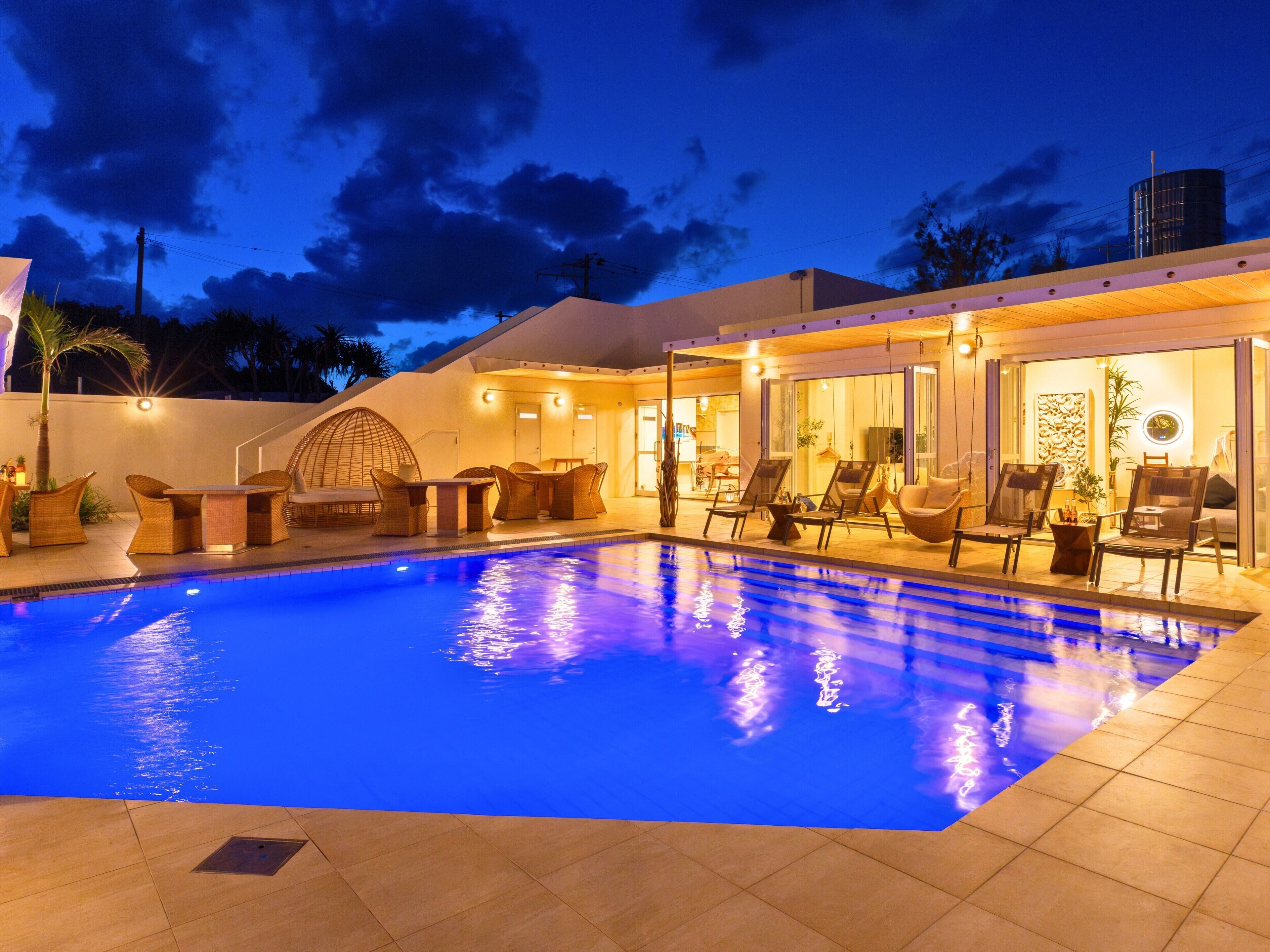 Vil·la de luxe, 2 llits dobles, no fumadors, balcó | Terrassa o pati