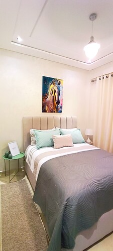 Modern Flat with Terrace- Central Kenitra- 4 min to Sebou River