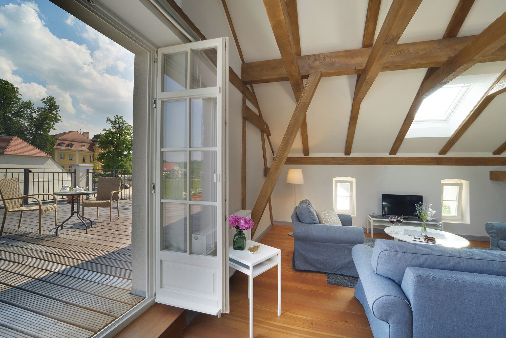 Superior-Doppelzimmer, Balkon, Bergblick | Zimmersafe, kostenloses WLAN