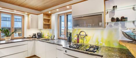 Kühlschrank, Ofen, Herdplatte, Geschirrspüler