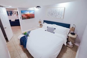 1 bedroom, iron/ironing board, travel crib, WiFi