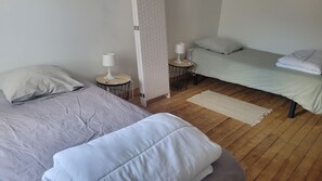 2 slaapkamers, beddengoed