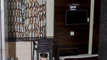 Deluxe Room, Air conditioning, City View | Desk, laptop workspace, free WiFi